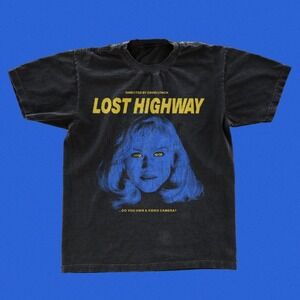 Lost Highway Movie T-shirt, David Lynch Classic Film Tshirt